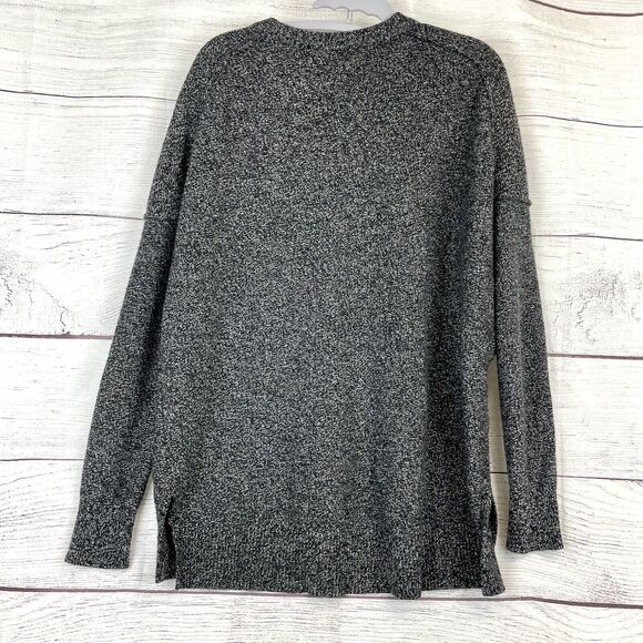ATHLETA Women Marled Gray Perspective Wool Cashmere Sweater Size S - Picture 7 of 9